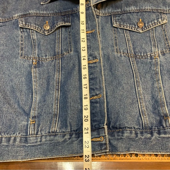 BKE denim blue jean jacket. - Picture 10 of 11